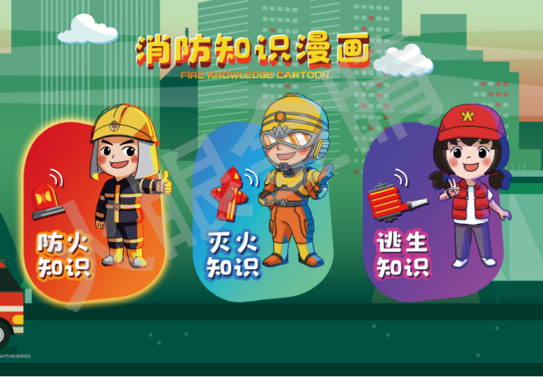 消防知識漫畫系統